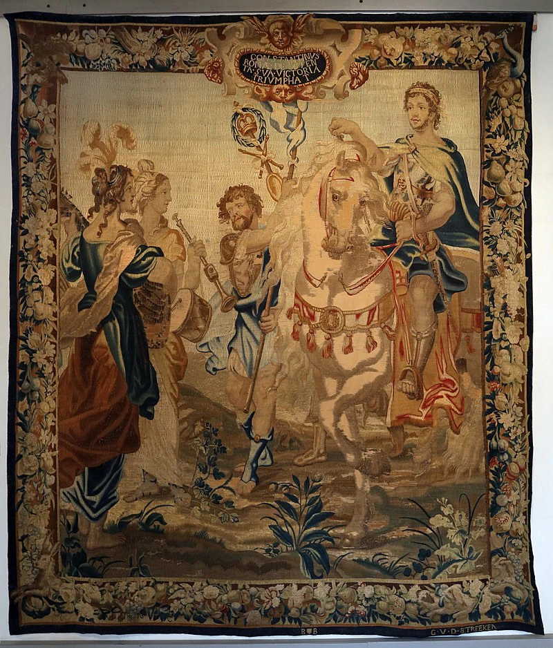 Arazzo - trionfo di costantino a roma, Museo Diocesano, Milano